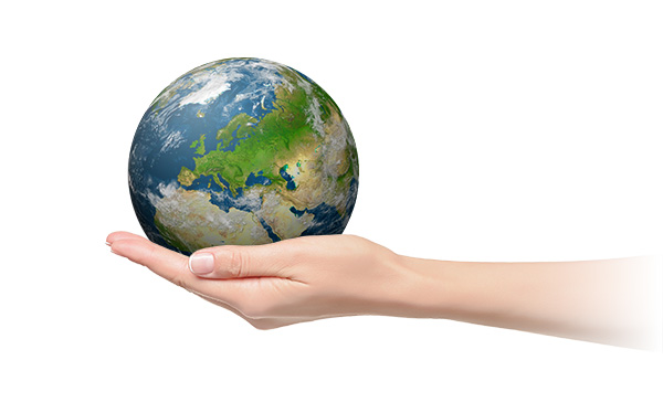 Welt in der Hand