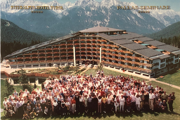 Hotel Interalpen mit Teilnehmer 1996